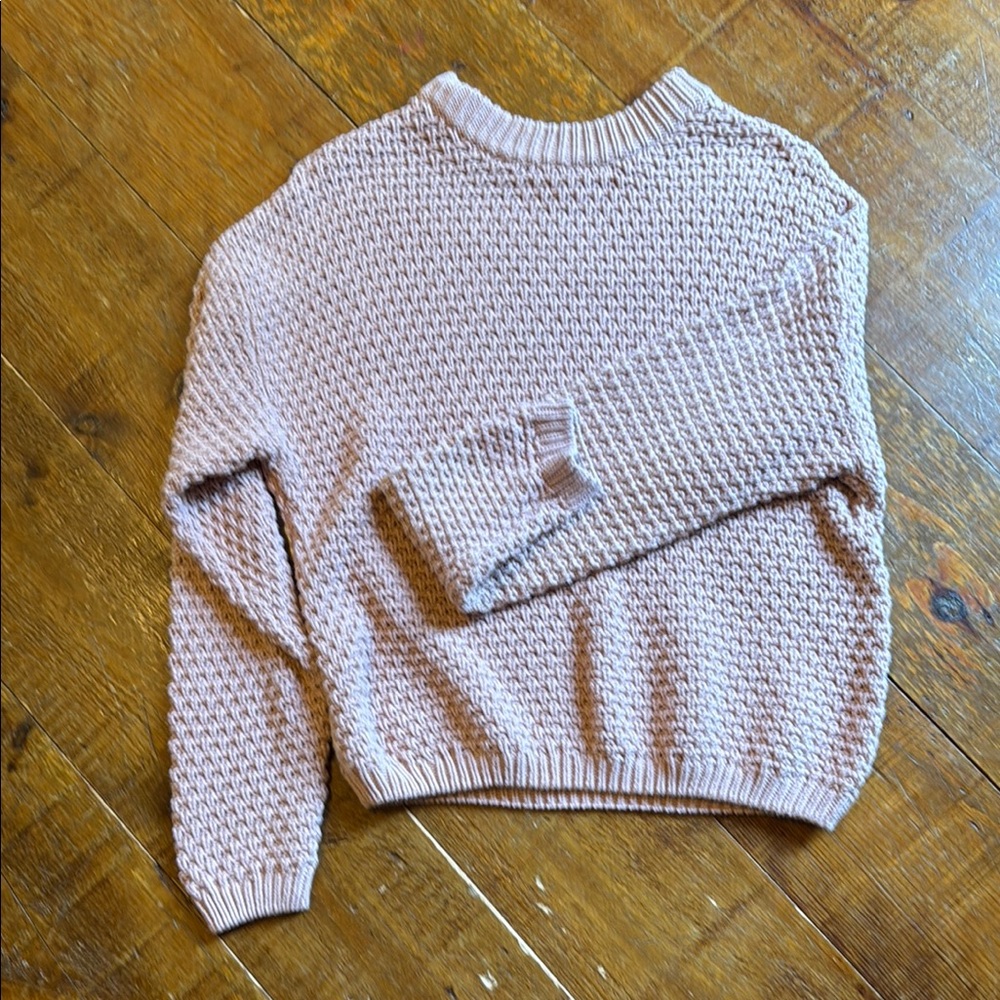 Universal Thread Pink Crew Neck Sweater Cozy Knit